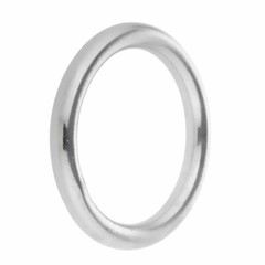 5Pcs 5*30 Boat 316 Stainless Steel Solid Round O-ring Pilates Ring