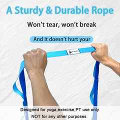 Stretching Strap Yoga Strap with Loops, Stretch Straps for Physical Therapy, Non