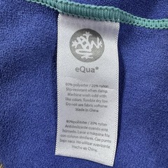 Manduka EQua Yoga Mat Towel Blue 25×68”