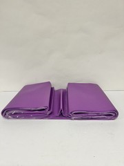 Gaiam Curves Purple Foldable Yoga Mat w/ Exercise Guide Non Slip Fitness Mat