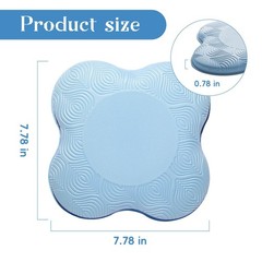 2 PCS Yoga Knee Elbow Cushions Extra Thick Foam Pilates Kneeling Support Pad