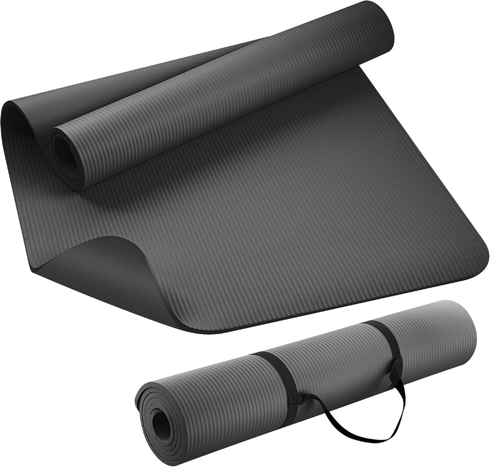 KEEP Extra Thick NBR Yoga Mat for Women & Men, 10Mm Thick, 72”X32” Large Exercis