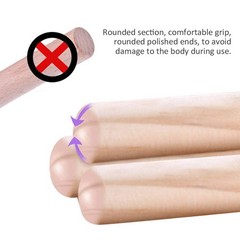 3 Pcs Yoga Stick, Open Shoulder Correct Hunchback Stick, with Environmental W…