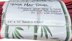 Pure Zeal Yoga Mat Towel & Hand Towel Set Coral Exercise Quick Dry Eco Friendly