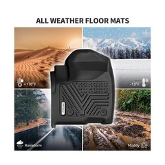 YITAMOTOR Floor Mats Fit for Fusion & MKZ 2013 2014 2015 2016, Custom Fit Flo…