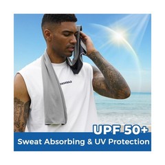 Sukeen Cooling Towels 6 Pack (40″x12″), Cooling Towels for Neck and Face, Qui…