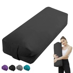 Rectangular Yoga Bolster Pillow, Meditation Pillow for Yin & Restorative Yoga…
