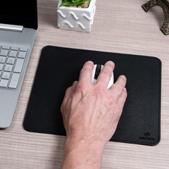 Faux Leather Mouse Pad – Elegant & Waterproof | Synthetic Leather, Non-Sli