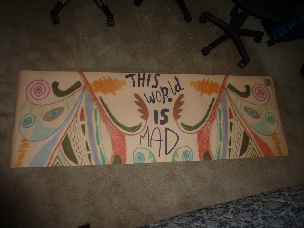 KESS InHouse VASARE NAR YOGA EXERCISE MAT (ALICE IN WONDERLAND PRINT) 72″ X 24″