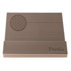 Foldable Yoga Exercise Mat, 6mm/8mm/10mm/12mm Thickness, 72 x 24 Inch – Light…