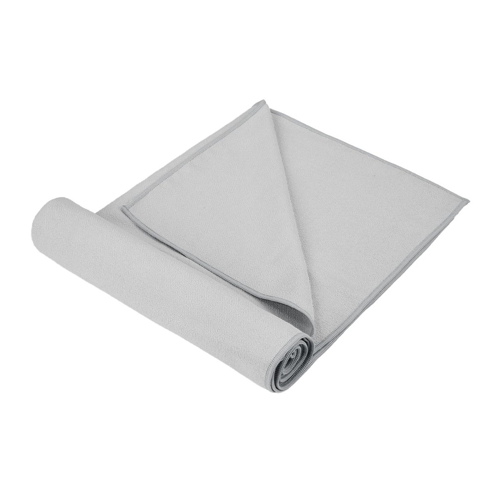 Microfiber Yoga Towel, Non-Skid Sweat Absorbing Mat Protector, Fast Drying