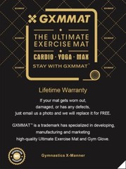 Gxmmat Large Yoga Mat 72″x 48″(6’x4′) x 7mm for Pilates Stretching Home Gym Work