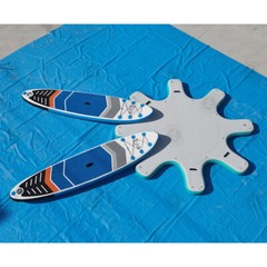 NEW DWF 9’6″ Inflatable Yoga Dock Platform For Yoga Fitness Ocean Sea