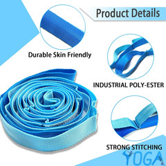 Stretching Strap Yoga Strap with Loops, Stretch Straps for Physical Therapy, Non