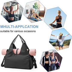 Yoga Mat Bag, Sport Gym Bag Womens, Lightweight Yoga Bag with Yoga Strap, with S