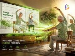 Chair Workout DVD for Seniors 55+ with Resistance Band Included – Easy Low…