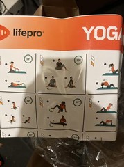 Lifepro Swirl Yoga Wheels Blue 3 Pack, Size Small Medium Large – New open box