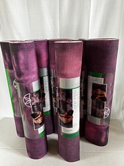 Gaiam Premium Tie Dye Yoga Mat – Purple – 68″L x 24″W x 6MM – BRAND NEW