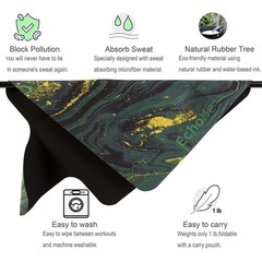 Echome Pilates Mat for Reformer, Non Slip Towel, Portable with Mesh Bag