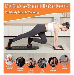Pilates Reformer Board 7-in-1 Portable Foldable Home Workout Pilates Machine