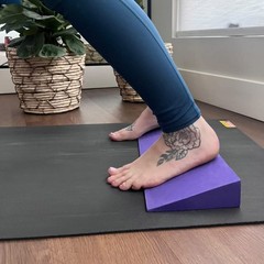 Yoga Wedge Wrist Support Gentle Lift Joint Stability For Downward Dog