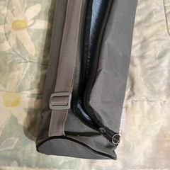 ROSHAN Blue Yoga Mat With Shoulder Carry Strap Bag 26.5 Inches Wide New Sealed