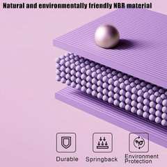 Exercise Balance Pad, Non-Slip Cushioned Foam Mat & Knee Pad for Fitness and Sta
