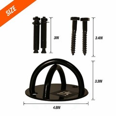 Dimok Ceiling Mount Suspension Trainer Wall Anchor Bracket for Olympic Gymnastic