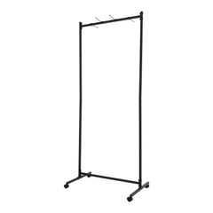 185cm Yoga Mat Holder Hanging Iron Yoga Mats Storage Rack w/ Double Sided Hooks