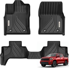 YITAMOTOR Floor Mats Fits for Toyota Tundra Double Cab 2026 2025-2022, Custom Fi