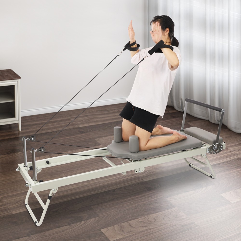 Pilates Reformer,Dpiolrcag Foldable Pilates Machine & Equipment for Home Use USA