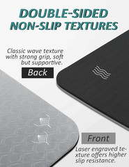 Extra Thick Non-Slip Yoga Mat with Strap – TPE for Yoga & Pilates