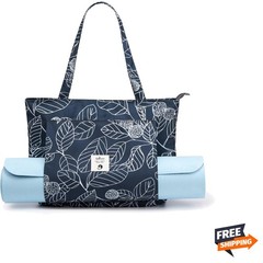 Yoga Bag Canvas Large Capacity Tote Carrier Workout Beach Travel