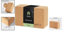Versatile Yoga Block & Strap Set – Natural Cork for Better Balance & Flexibility