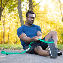 OPTP the Original Stretch Out Strap with Exercise Book, for Flexibility and Mobi