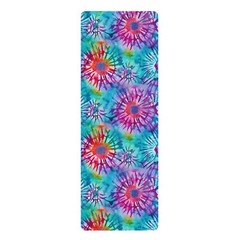 Premium Rubber Yoga Mat with Bright Colorful Tie-Dye | Non-Slip & Lightweight