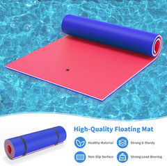 Oversized Lily Pad Floating Mat, 3 Layer 7’/9’/12’/18′ Floating Water Mat,Ocean,
