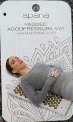 Apana Pressure Point/Acupressure Yoga Pad In Matching Bag