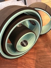Chirp Plexus Yoga Wheel Set 4-Pack Blue/Black Spine Indentation Design