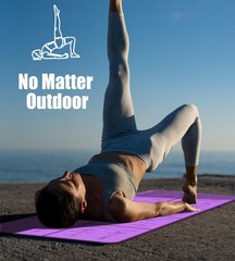 Foldable Thick Yoga Mat with Asanas Poses -Christmas Gifts for Wife and Girls…