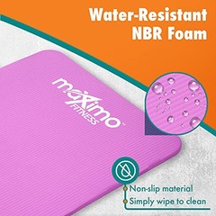 MAXIMO FITNESS EXERCISE MAT – 183 CM X 60 CM EXTRA THICK – BLUE