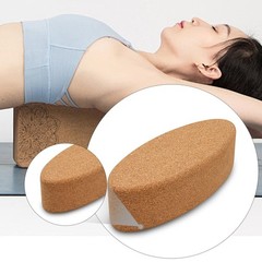 Cork Yoga Block Yoga Prop High Density Stretch Block for Stability Weightlifting