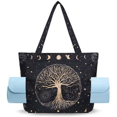 Yoga Mat Bag Carriers Fits All Tote Zipper Pocket Pilates Take In Out Gym
