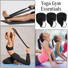 12 Pack 6 Ft Yoga Straps with Adjustable D-Ring Buckles for Stretching & Flexibi