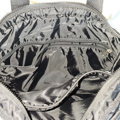 Large Black Gaiam Yoga Gym Bag Shoulder Tote w/ Mat Holder Water Bottle Pockets