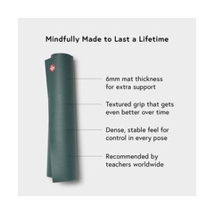 Manduka PRO Yoga Mat – 6mm | Lifetime Durability | Hygienic Construction | Pr…