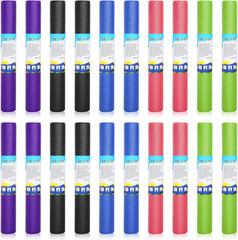 20 Pcs Yoga Mat Non Slip Exercise Workout Mat with Strap for Women Gym Fitness H