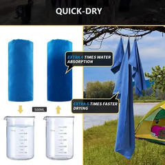 QuickDry Sports Towel 40X80/76X152CM Microfiber Running Yoga Gym Fitness Basketb