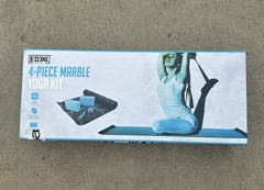 EDX By Endurance 4-Piece Marble Yoga Kit Blue Black