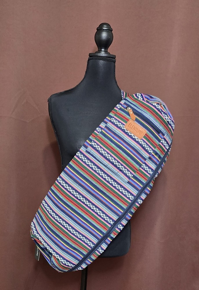 ELENTURE Yoga Mat Bag for Women & Men, Travel Gym Medium Bag for 1/4″ 1/3″ Size